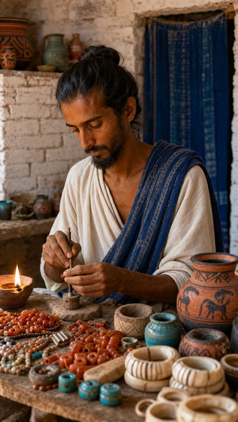 Day in the Life of an Indus Valley Bead Driller